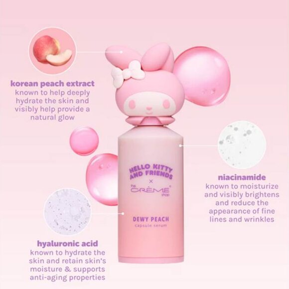 The Crème Shop Hello Kitty & Bright Yuzu Capsule Serum & Dewy Peach SET - Picture 3 of 9